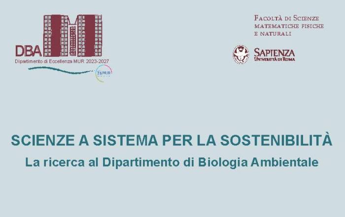 CONVEGNO SCIENZE A SISTEMA PER LA SOSTENIBILITA' 05/06/2024