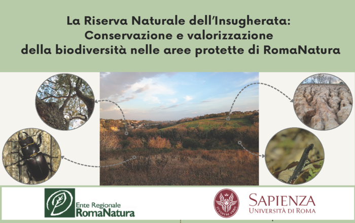 EVENTO LA RISERVA NATURALE DELL'INSUGHERATA: CONSERVAZIONE E VALORIZZAZIONE DELLA BIODIVERSITA' NELLE AREE PROTETTE DI ROMANATURA: 21/03/2025 ORTO BOTANICO DI ROMA